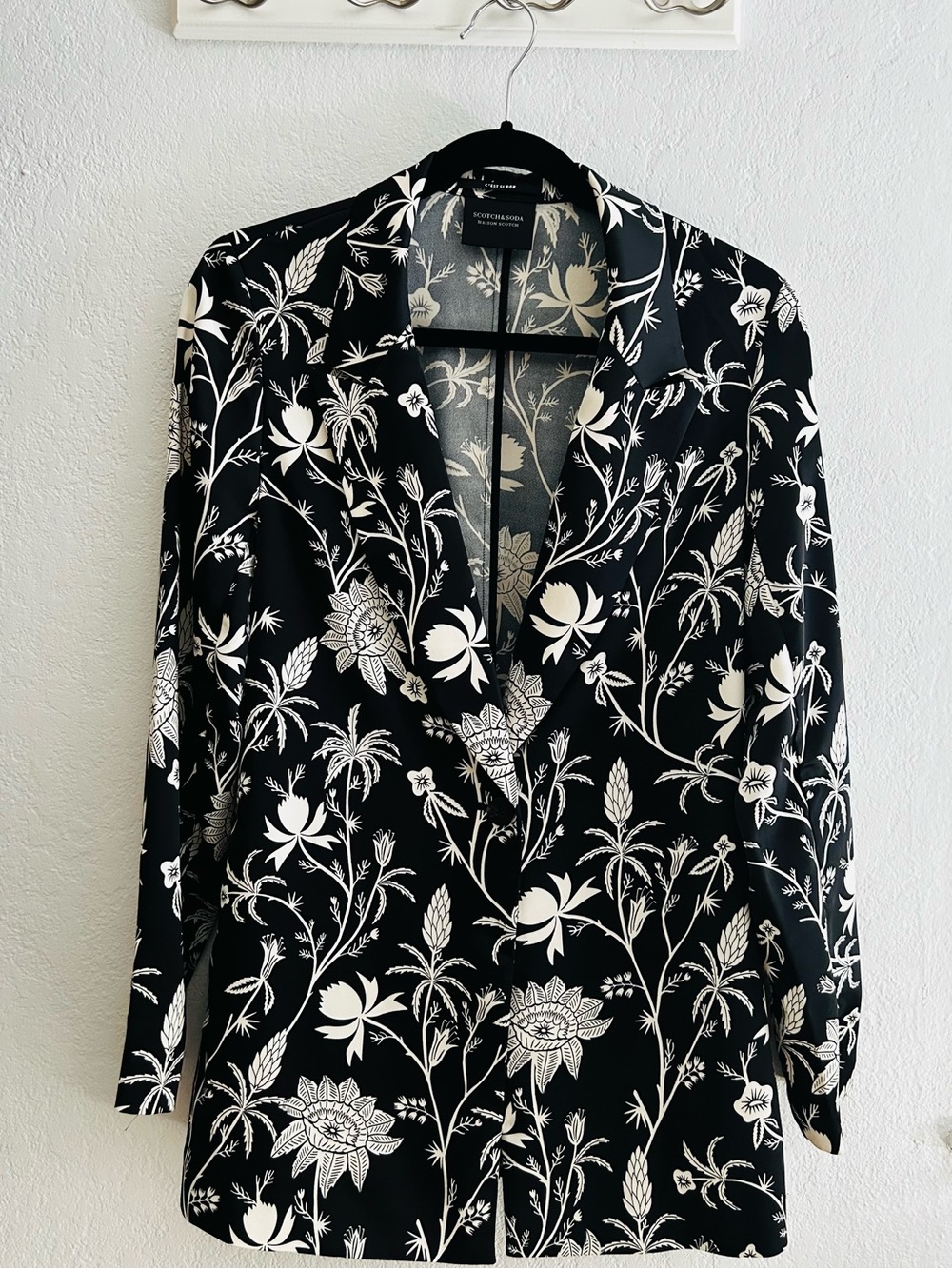 Scotch & Soda Maison Scotch Printed Blazer S ( missing tie)